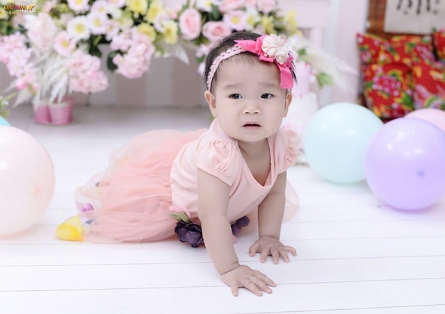 婴儿, 女孩, 越南人